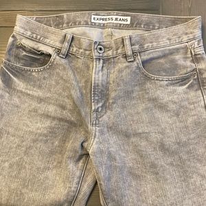 Express Men’s Grey wash Jeans. New condition, but without tag.